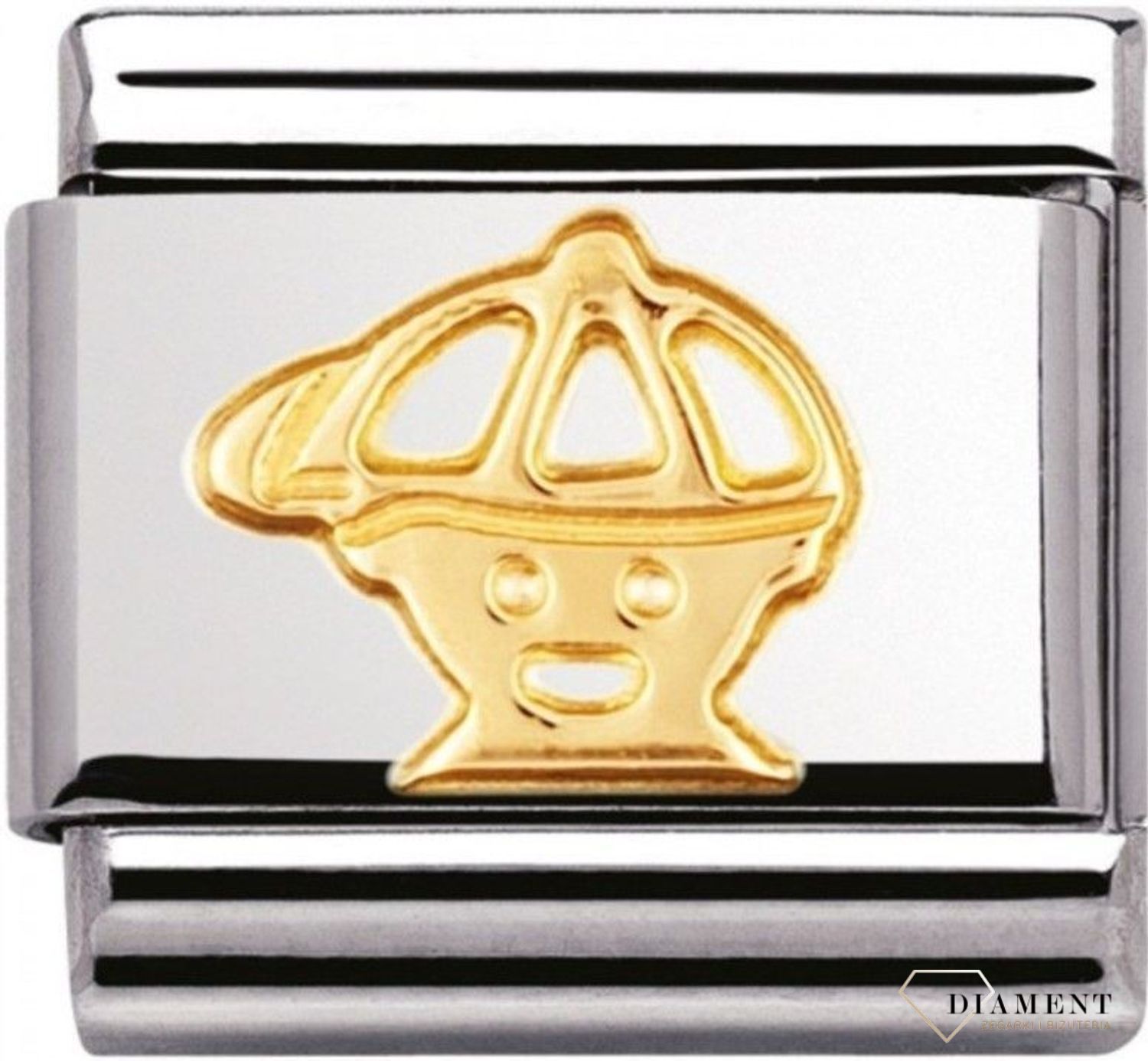 Nomination - Link 18K zawieszka złoto 'Chłopczyk' 030110 04 biżuteria nomination nomination zawieszki nomination baza.jpg